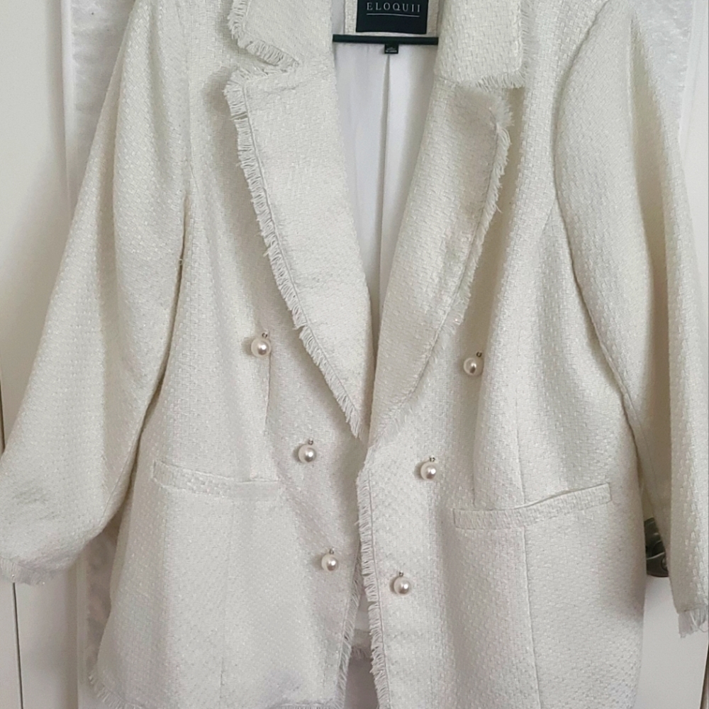 Eloquii tweed blazer